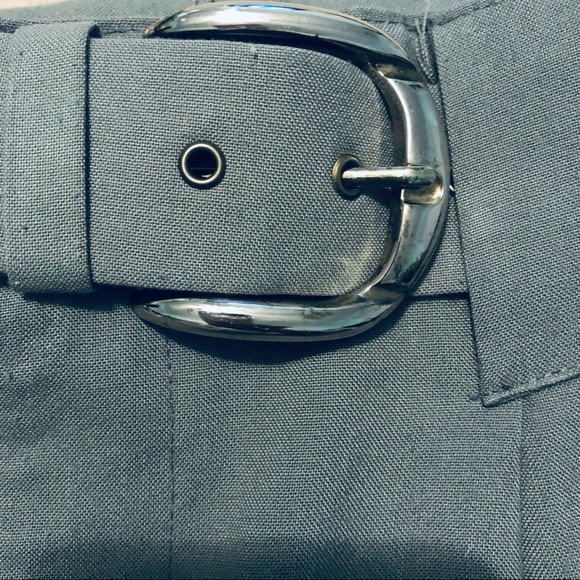 Two Roads Women Trouser with Belt Light Green Size 13/14 - Picture 4 of 8